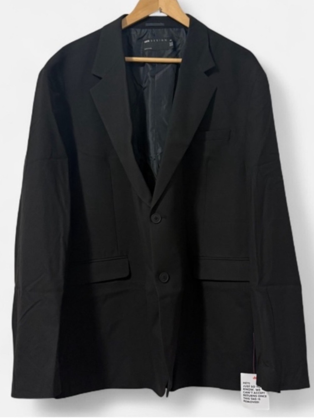 ASOS Design Black Men's Blazer Size 44R NEW